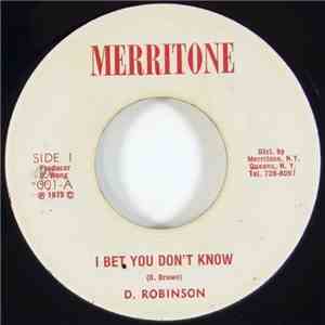 D. Robinson - I Bet You Don't Know download free