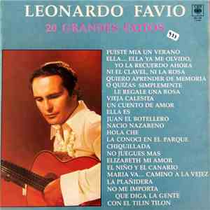 Leonardo Favio - 20 Grandes Exitos download free