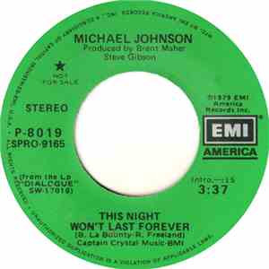 Michael Johnson  - This Night Won't Last Forever download free