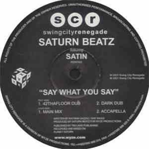 Saturn Beatz - Say What You Say download free