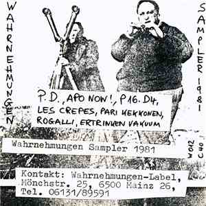 Various - Wahrnehmungen Sampler 1981 download free